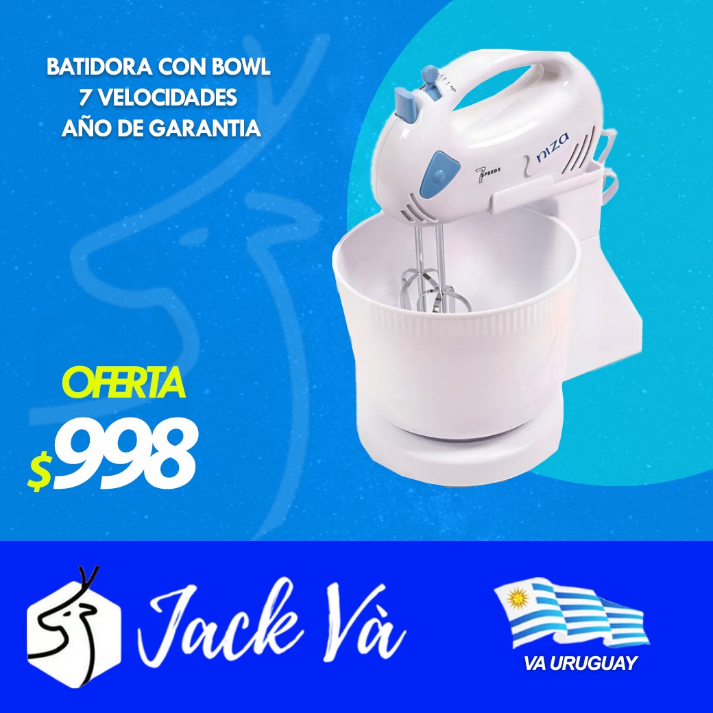 Batidora Eléctrica con Bowl Giratorio